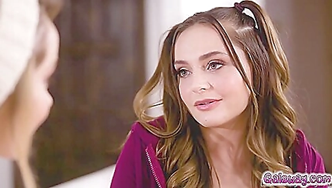 Sexy young brunette hair with a foot fetish