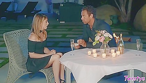 Chroeampie and sexy sex with a strip dance